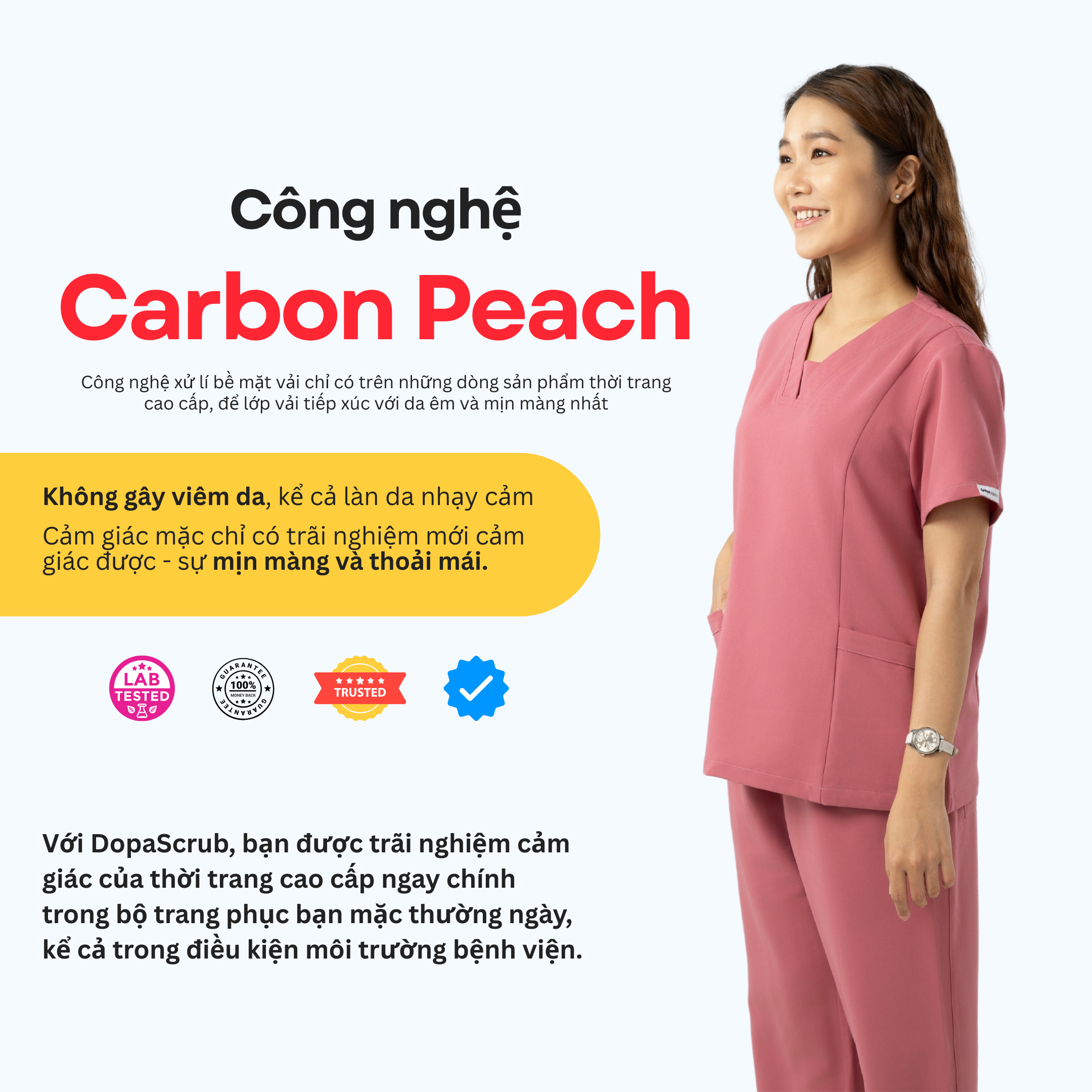 [Áo lẻ] Flow Heritage - Áo Scrub kháng khuẩn - cổ V