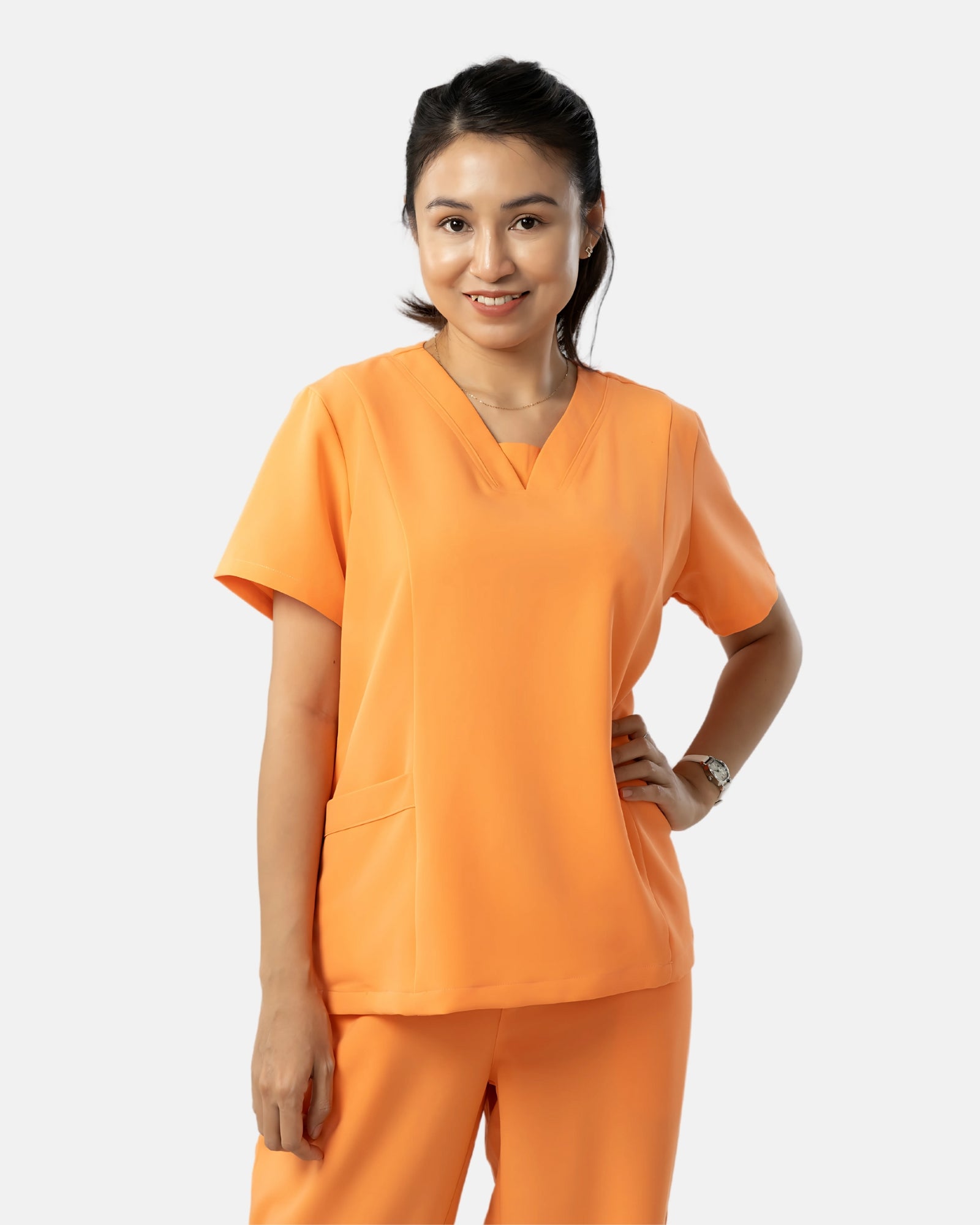[Áo lẻ] Flow Heritage - Áo Scrub kháng khuẩn - cổ V